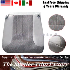 For 1994-1997 Dodge Ram 1500 2500 3500 Passenger Bottom Cloth Seat Cover Gray