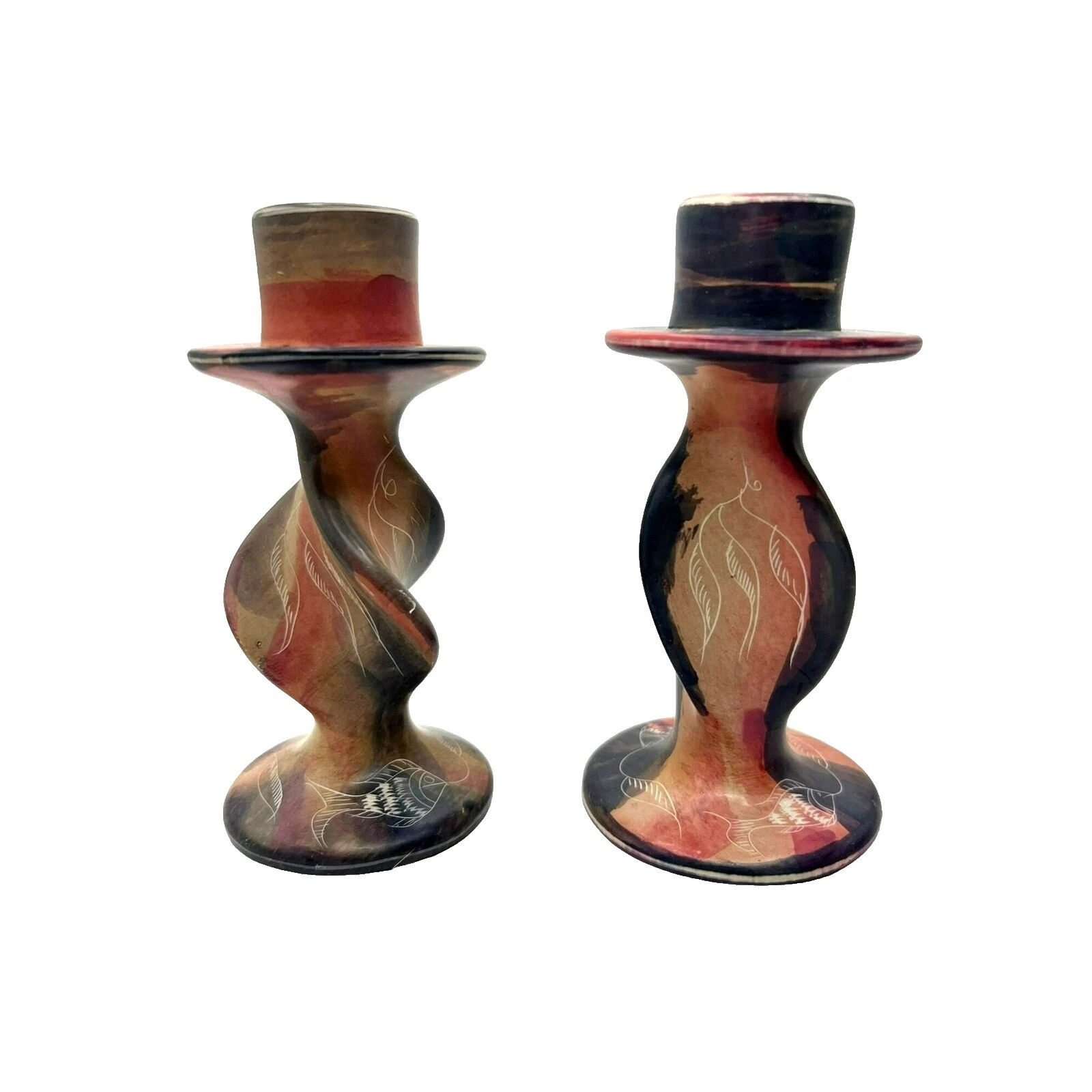 African Candle Candlesticks
