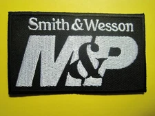 SMITH & WESSON M&P PATCH FOR VEST, SHIRT, JACKET, HAT, GUN CASE. IRON or SEW ON