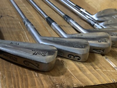 Vintage Wilson Staff Tour Blade FG-17 Irons 2 - 8 Lot Of 7 w Vintage Wilson Staff Tour Blade FG-17 Irons 2 - 8 Lot Of 7 w