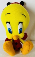 2003 Warner Bros. Looney Tunes Tweety Bird Lady Bug Plush by Nanco 14"