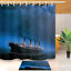 thumbnail 19  - Titanic Luxury Cruise Waterproof Fabric Bathroom Mat Shower Curtain Set Hooks