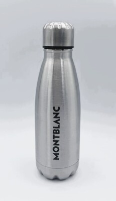 MONT BLANC モンブラン Montblanc Logo Stainless Steel Screw-Top Lid 16 fl. oz. Water