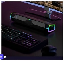 Haut-parleurs d'ordinateur 4D Bluetooth 5.0 haut-parleur filaire barre de son Su