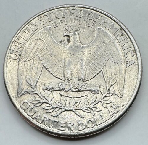 1996 Washington Quarter 25C Coin - Doubling on Motto on Obverse - Free Shipping - Picture 3 of 5