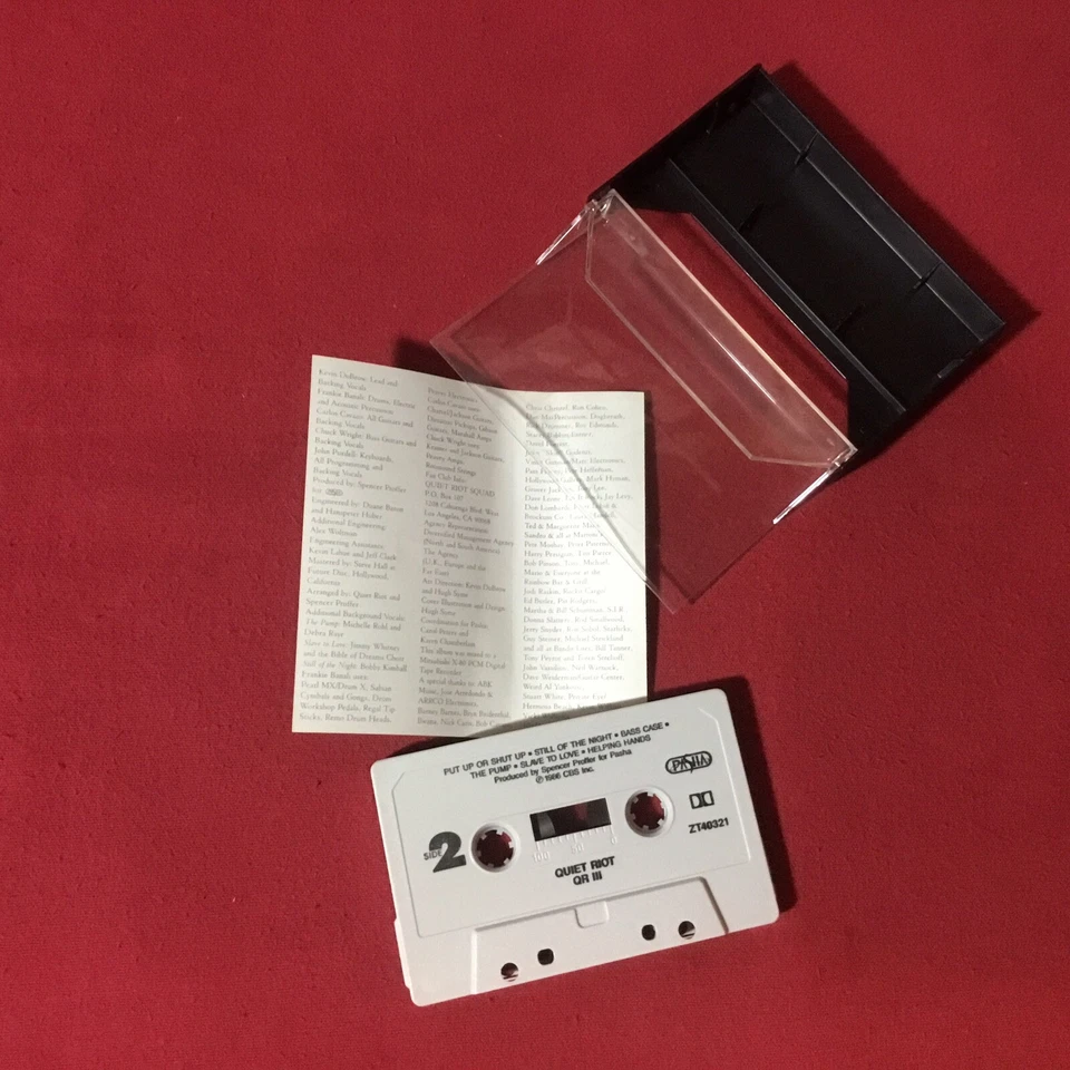 Quiet Riot – QR III *1986:Pasha Cassette OZT 40321 (EX) copy - Image 4 of 4