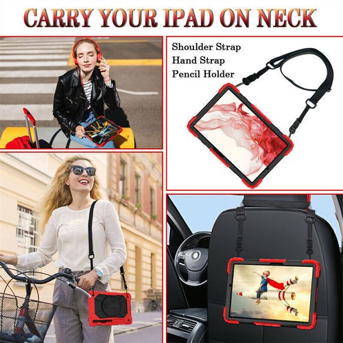 Heavy Duty Shockproof Case Cover For Samsung Galaxy Tab S7 FE S8 Plus 11" 12.4" - Picture 10 of 68