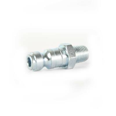 Interstate Pneumatics CPA461 Steel Coupler Plug - 1/4" NPT X 3/8" Male