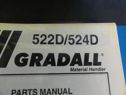 Gradall 522D 524D Manuale ricambi movimentazione materiali 9138-4001 - Foto 3 di 8