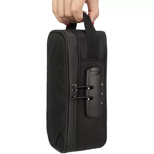 Smell Proof Stash Bag Carbon Lined stash Bag Lock Discreet Secure Rolling Box - Picture 8 of 12