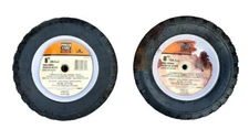 2 Power Care 875-BO 8 in 20.3cm Steel Wheels For Lawnmower Cart Wagon