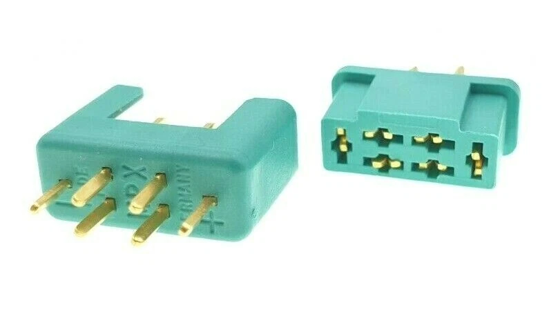 MPX Stecker / Buchse 6-pol NEU 50A Orig. Multiplex M6-50 ab 1,33€/STK  - Bild 2 von 4