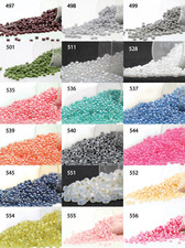 Miyuki Round Rocailles 11/0 Seed Beads - 20grs Bag Various colors - PS38