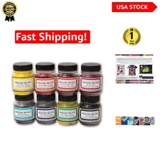 Jacquard Procion MX Cold Water Dye Set - 8 Vibrant Colors for Fabric Crafting