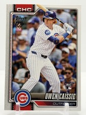 2026 Topps #233 Owen Caissie RC Chicago Cubs