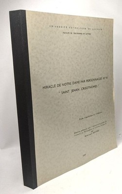 Wunder Unserer Lieben Frau von Figuren Nr. VI ''Heiliger Johann Krisothomes'' ---