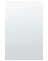 Rechteckiger Wandspiegel Rahmenlos Silber 40 X 60 Cm Angers