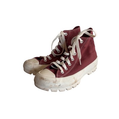 Converse Chuck Taylor All Star Lugged 2.0 Maroon High Top Platform Size 8