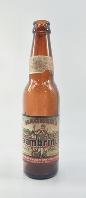 Gambrinus Beer bottle August Wagner Brewing Columbus Ohio
