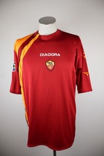 DIADORA ROMA TOTTI N 10 MAGLIA CALCIO TRIKOT UOMO XL SOCCER T-SHIRT JERSEY