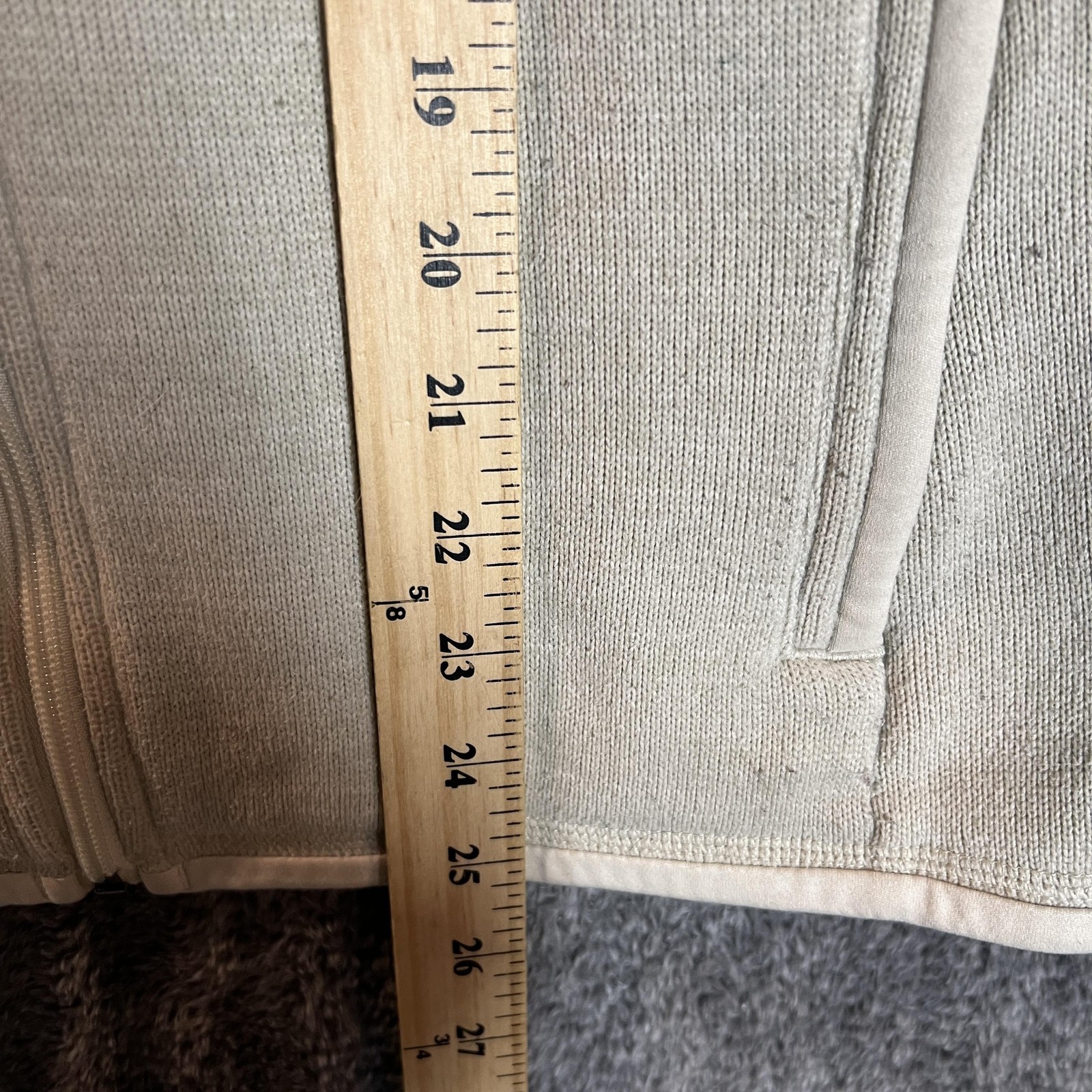 Patagonia Better Sweater Jacket Womens Medium White Fleece Full Zip Outdoor thumbnail 5