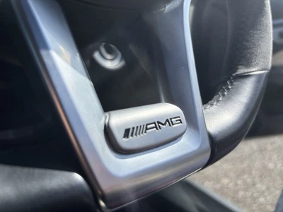 METAL NOT PLASTIC!! Steering Wheel Badge For Mercedes Benz AMG W204,W212,C63,E63