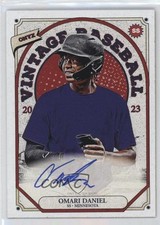 2023 Onyx Vintage Auto Blue Ink Omari Daniel #VAOD Auto 0oa7