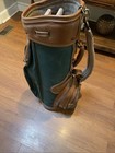 Vintage Gregory Paul Golf Bag Canyon Club 8 Inch 3 Way Green Beige Embroidered — photo 2