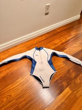 KAYASUBA Women Freediving Wetsuit One Piece Long Sleeve Snorkeling Dive Suit Blu