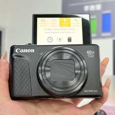 Canon PowerShot SX740 HS 20.3MP Digital Camera 40x Zoom Wi-Fi Black