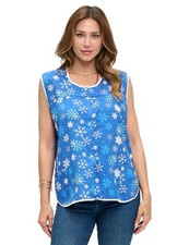 Casual Nights - Snap Front Cobbler Aprons Women Pockets Easy Snap Smock Apron