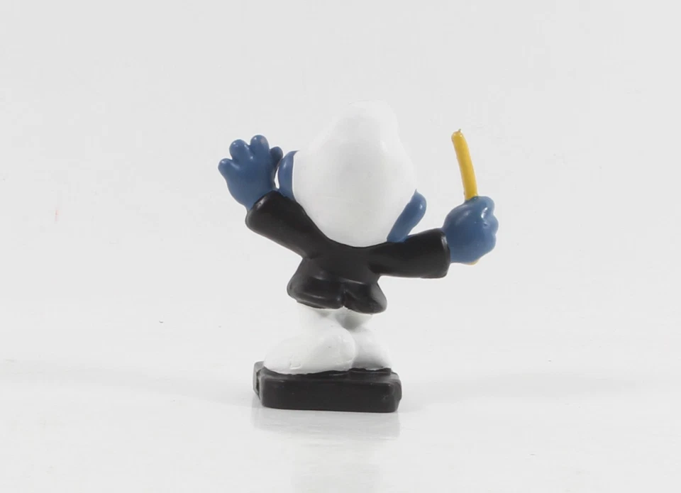 Schlumpf Schlümpfe == 2.0092 == PVC NO TOXICO Dirigent smurf - Bild 2 von 3