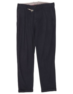 Roberto Cavalli Herren Slim Chino Hose IT 46 Small W32 L28 Navy Blau BI03