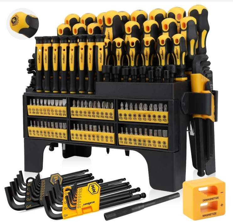 Magnetic Screwdriver Set with case torx organizer holder bit