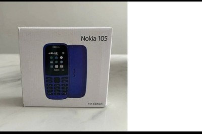 Nokia 105 Dual Sim - Brandneu Verpackung entsperrt Sim frei - Schwarz