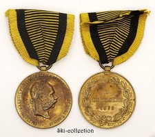 Medal of War, 1873. François Joseph. Empire Austro-Hungarian
