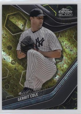 2023 Topps Chrome Black Gold Mini-Diamond Refractor 45/50 Gerrit Cole #8 1j2