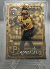2024 Topps Gilded Collection Nick Gonzales RC Rookie #/99 Pirates