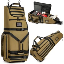 Large Catcher Gear Bag with Wheels Rolling Baseball Catcher Bag Tactical Styl...
