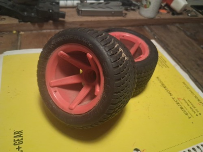 #ad #ad Pro Line Road Hawgs Vintage #1060 On HPI 5 star Front Wheels $30.00