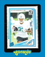 DOLPHINS 2025 Donruss - Rated Rookie Ollie Gordon II #394 (RC) $2 MIN ORDER