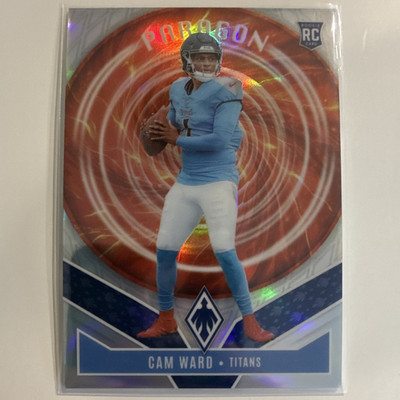 Panini 2025 Phoenix Football Cam Ward Tennessee Titans RC Paragon Insert #2
