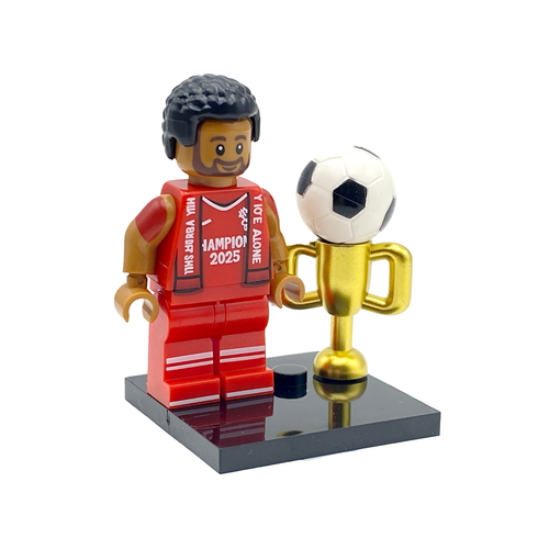 Footballer Mo Salah Liverpool Football Player Mo Minifigure Custom Figure - Picture 2 of 2