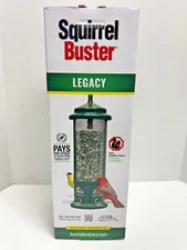 Squirrel Buster LEGACY Wild Bird Feeder w/4 Metal Perched, Holds 2.6lbs **NEW**