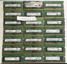 SK Hynix Samsung Micron Mixed LOT OF 21 8GB PC4 DDR4 2666 3200 SODIMM Memory