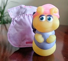 Glo Flutterbug & sleeping bag Glo Friends Glow Worm Glo Bug Rare MailOrder 1985