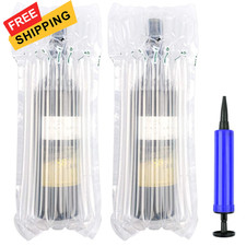 5 Pack Wine Bottle Travel Bags with Pump - Inflatable Protective Air Clear