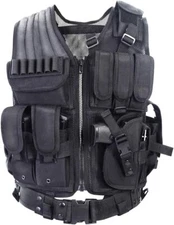 vAv YAKEDA Tactical Vest Outdoor Ultra-Light Breathable One Size, Black 