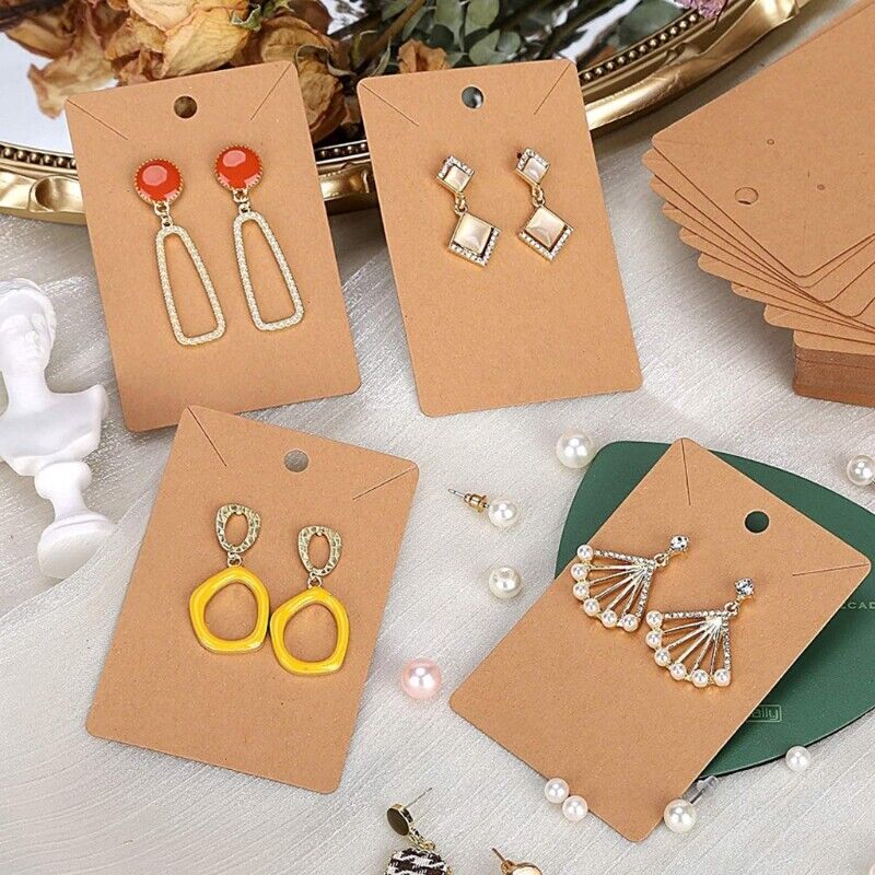 China Factory Rectangle Paper One Pair Earring Display Cards with Hanging  Hole, Jewelry Display Card for Earrings Storage 10x6x0.05cm, Hole: 2mm in  bulk online - PandaWhole.com