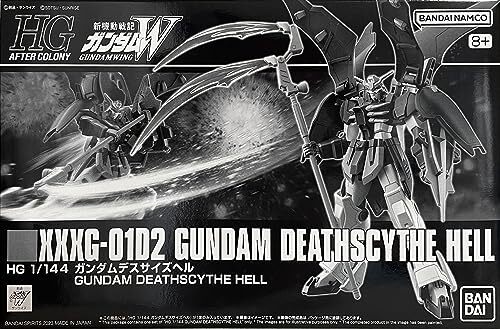 Bandai Hg 1/144 Gundam Deathscythe Hell Model Kit New Mobile Report Gundam Wing-image
